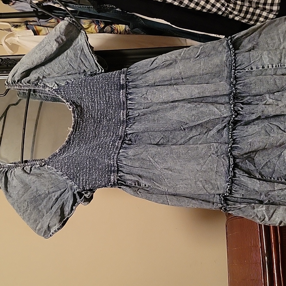 Tiered baby doll dress.